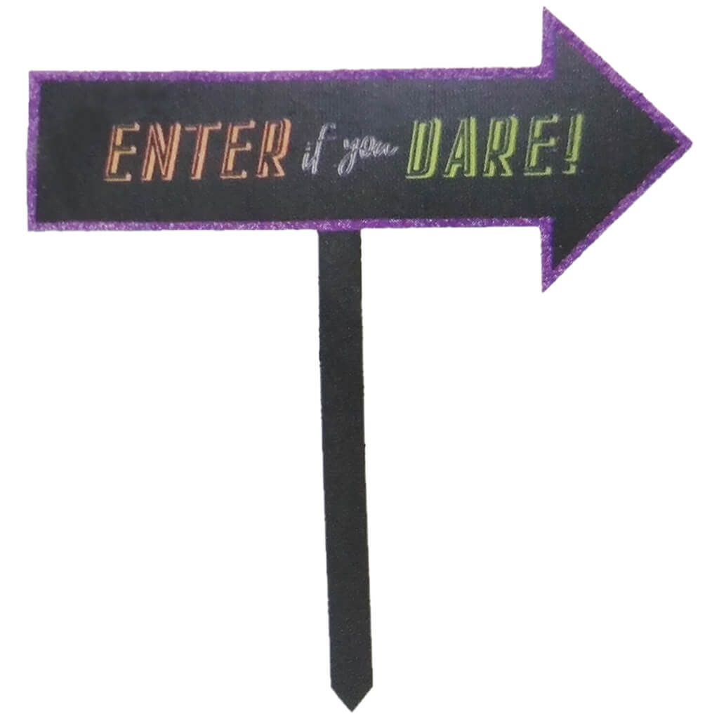 Yard Stake Halloween Dare