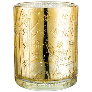 Gold Vase Pattern H:5in D:4in