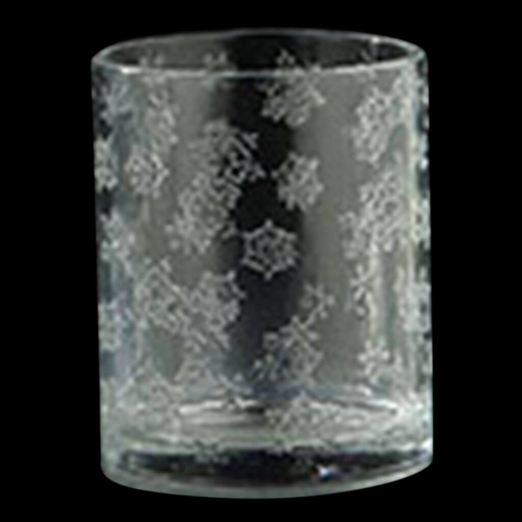 Clear Glass Vase Reindeer H:5inD:4in