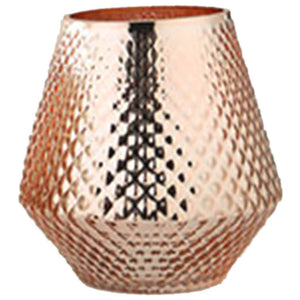 Gold Vase H:7in D:6.5in