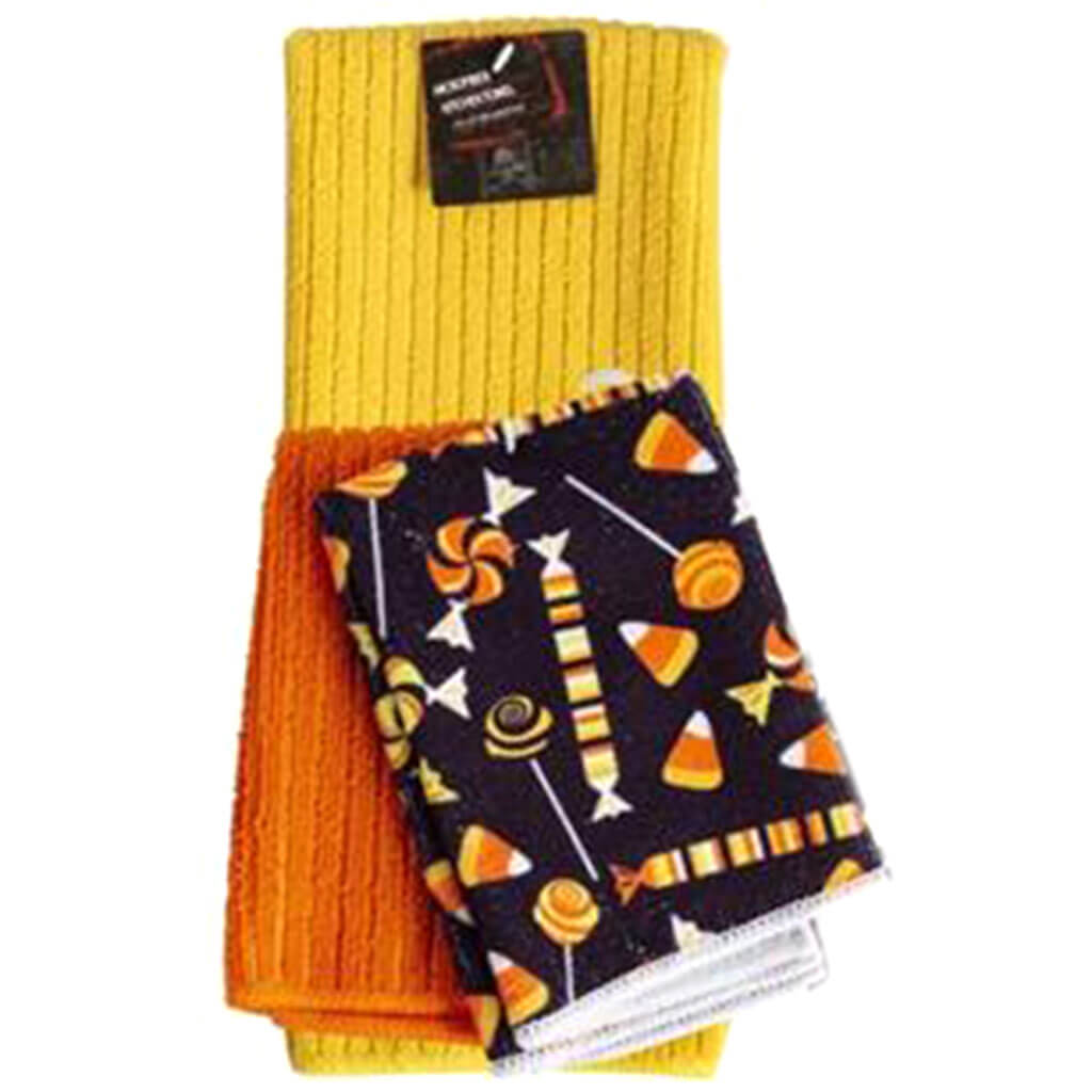 Dishcloth And Treats Yellow  2pc