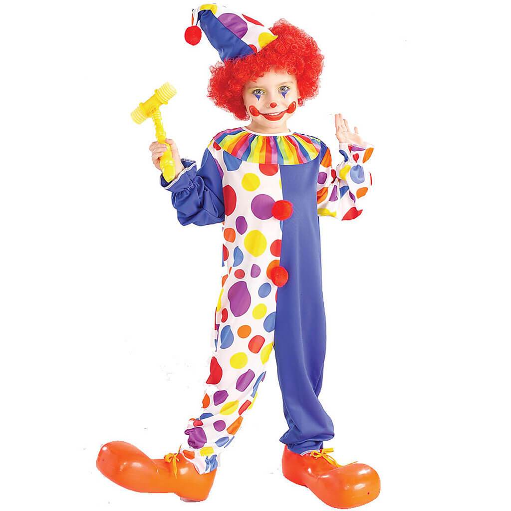 dressforfun 300796 Costume garçon Clown Freddy pour enfants 104 (3-4 ans)  déguisement | bol