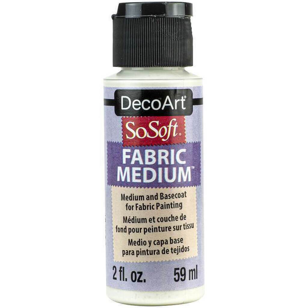Sosoft Fabric Medium 2oz Transparent Medium