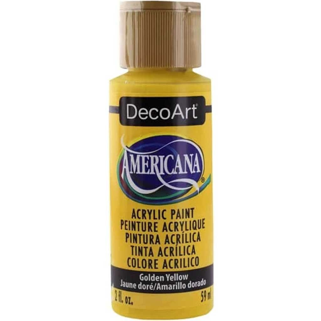 Decoart Americana Acrylic Paint 2oz-Sunset Gold