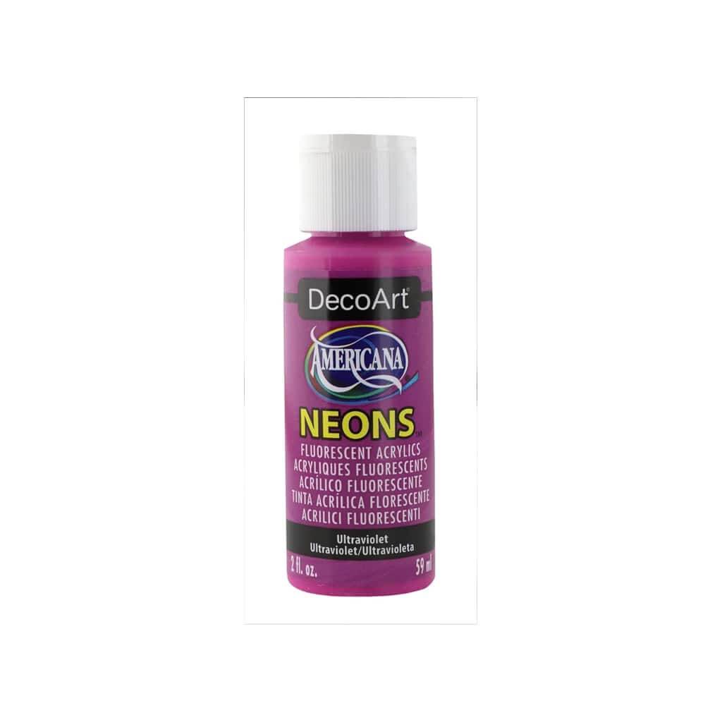 Americana Neon Fluorescent Acrylic Paint 2oz