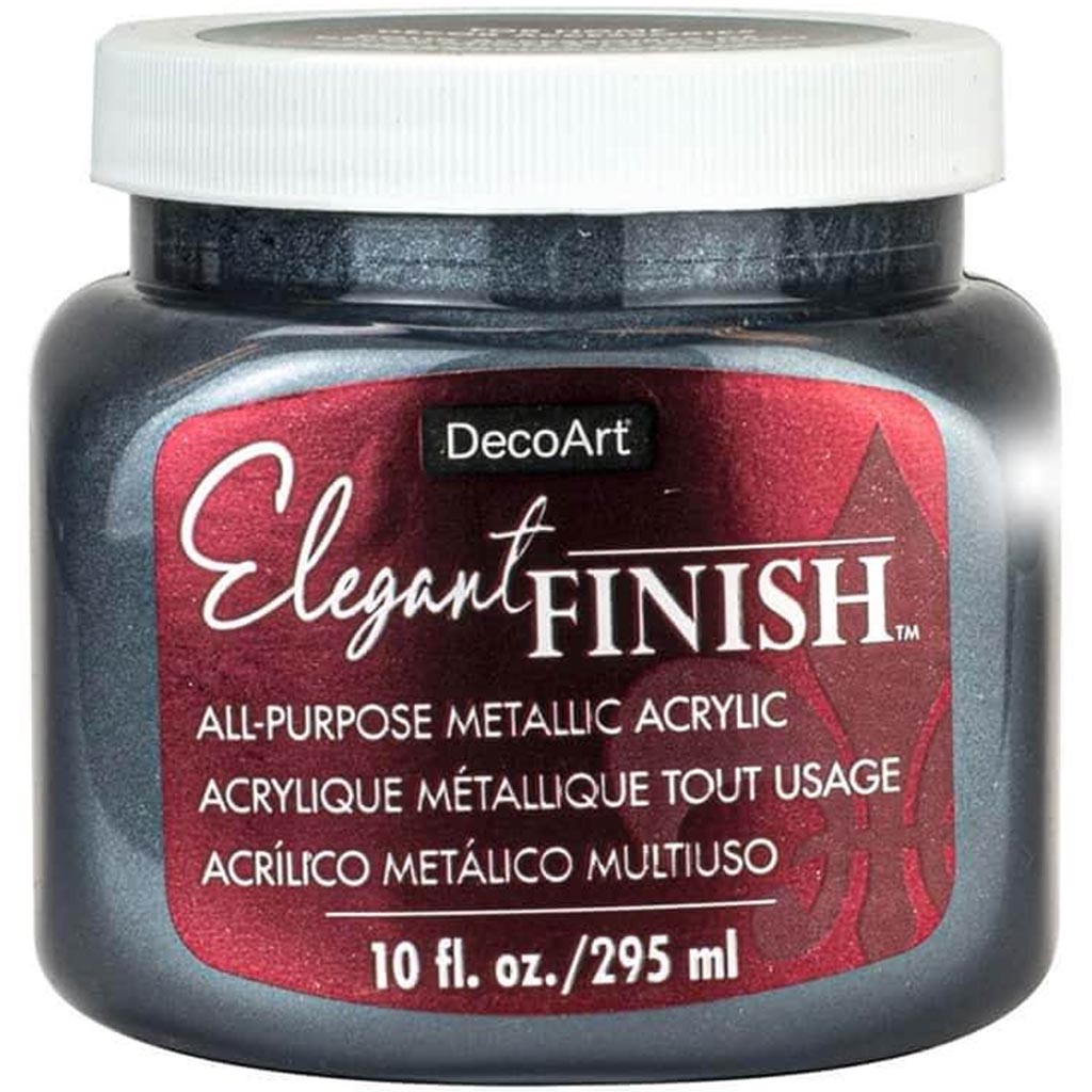 Elegant Finish Paint 10oz Metallic Pewter