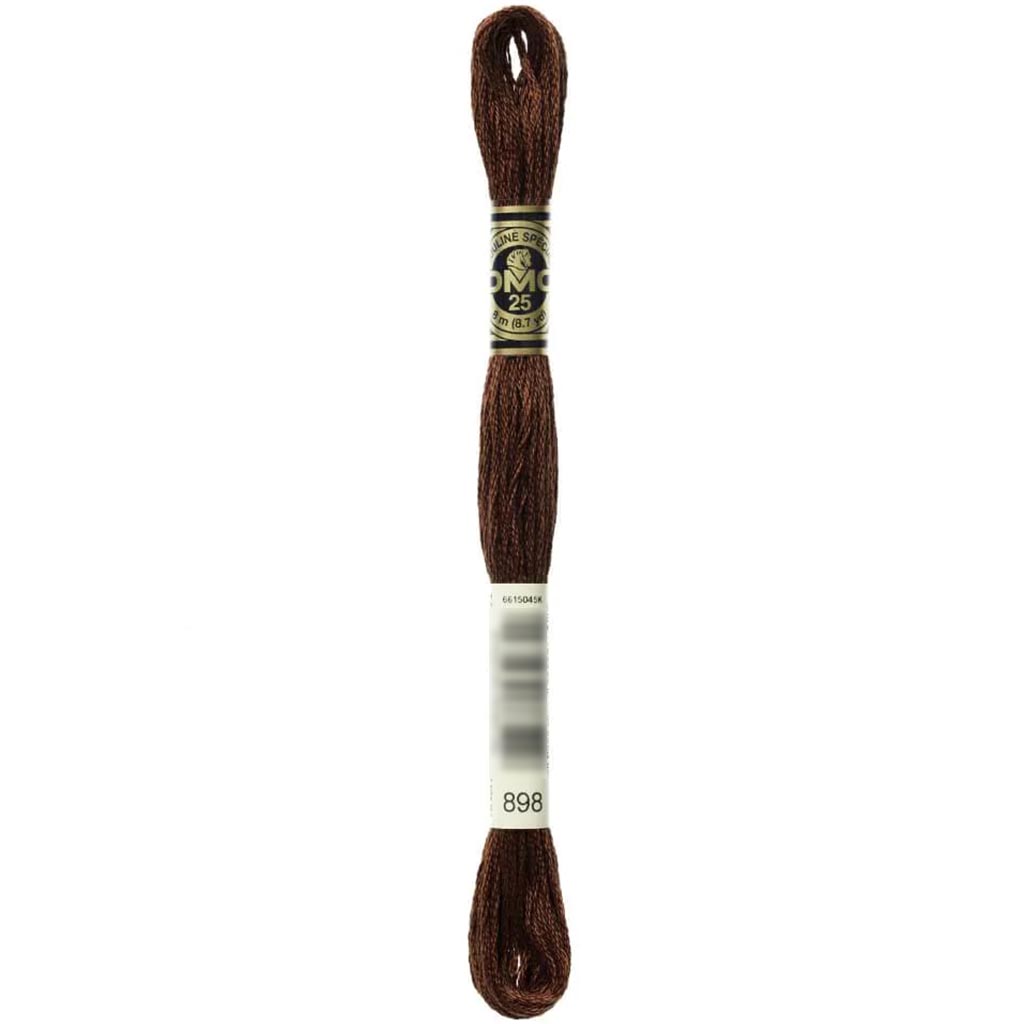 Dmc Floss Very Dark Coffee Brown Brown 