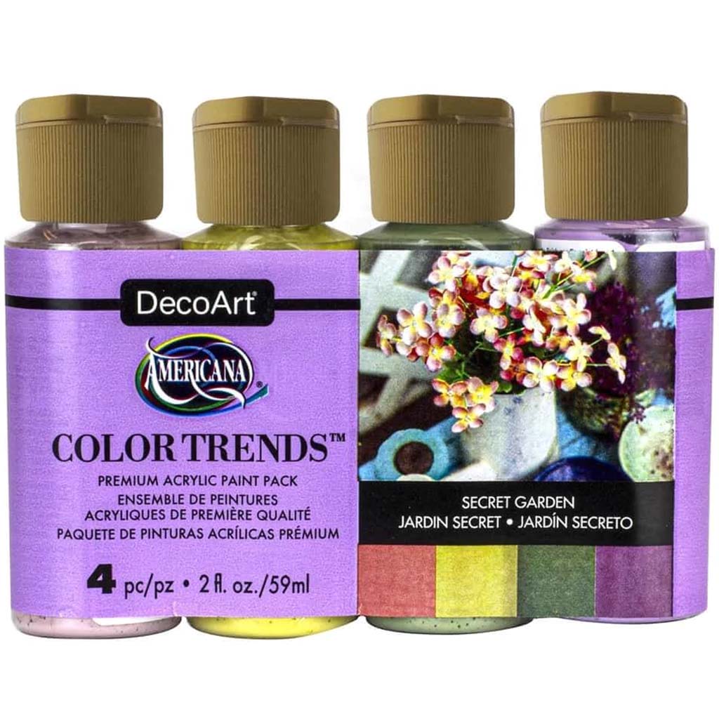 Americana Acrylic Color Trends Secret Garden Pack