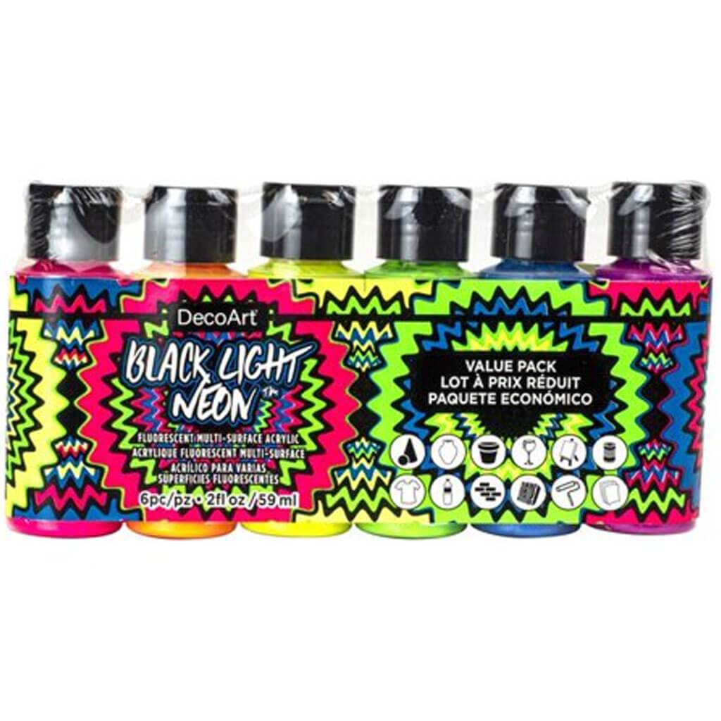 Dazzling Metallics Black Light Neon Pouring Pack