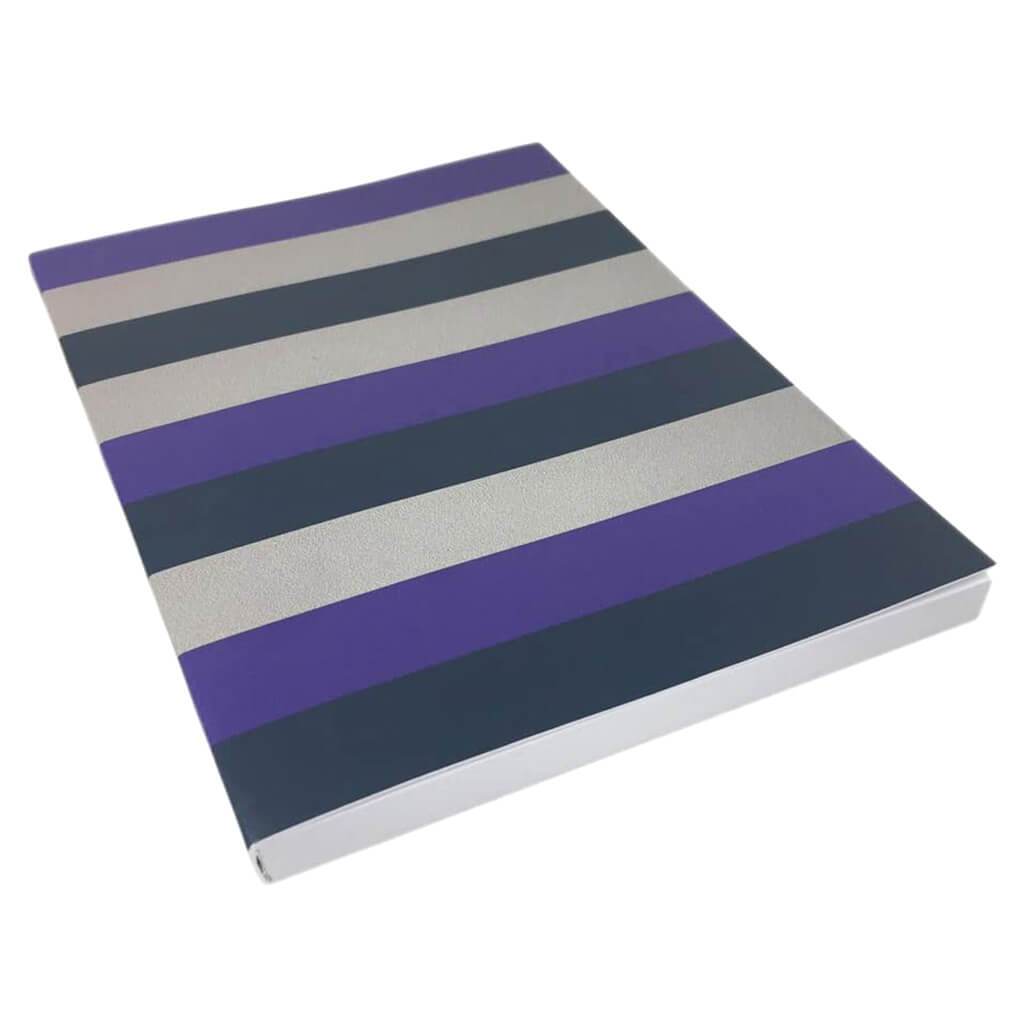 Limited Edition Fashion Stripes Violet Journal Lined 6in x 8in