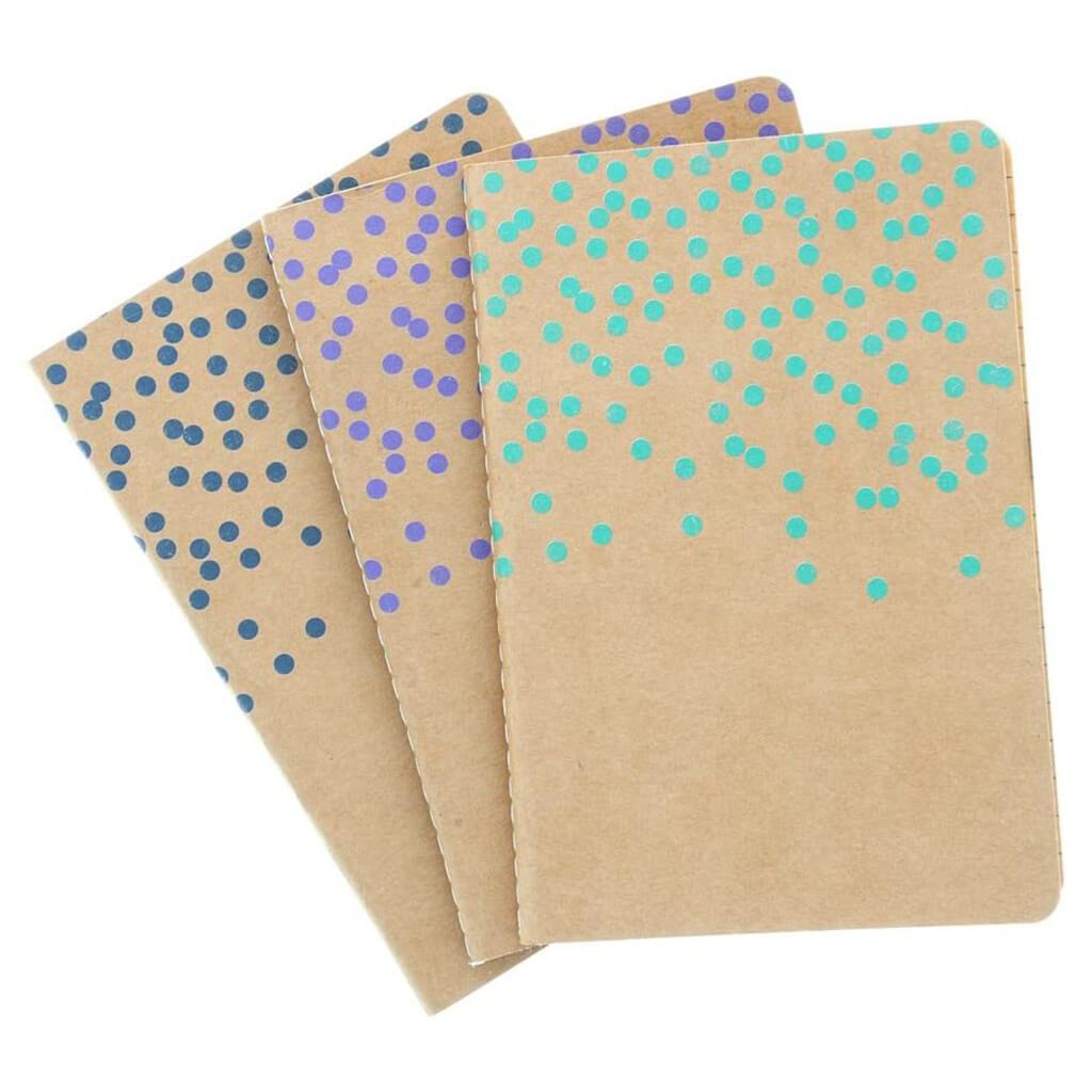 Limited Edition Fashion Journal Swiss Dot 4in x 5.75in 3pcs