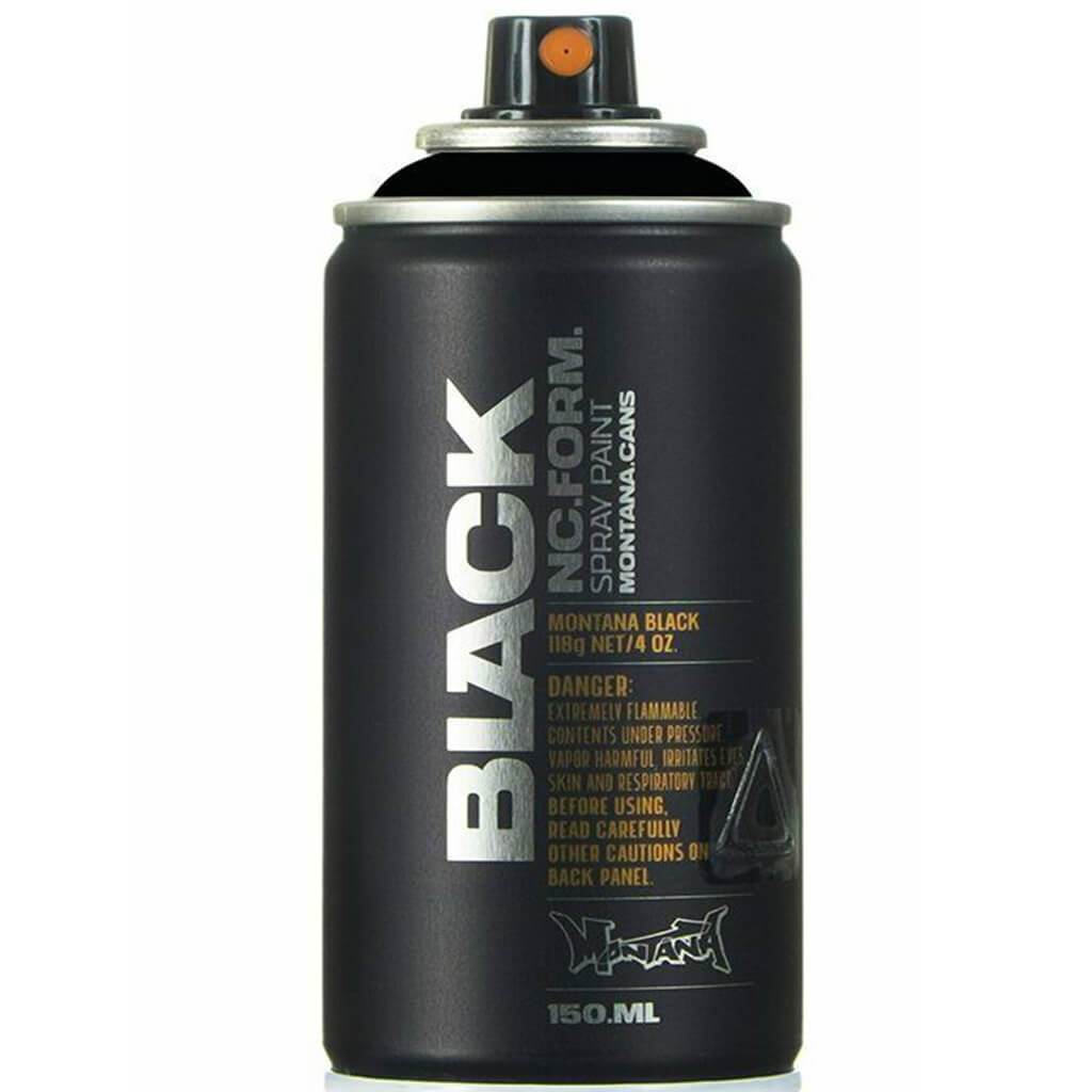 Montana BLACK High-Pressure Cans Spray Color 150ml Cans