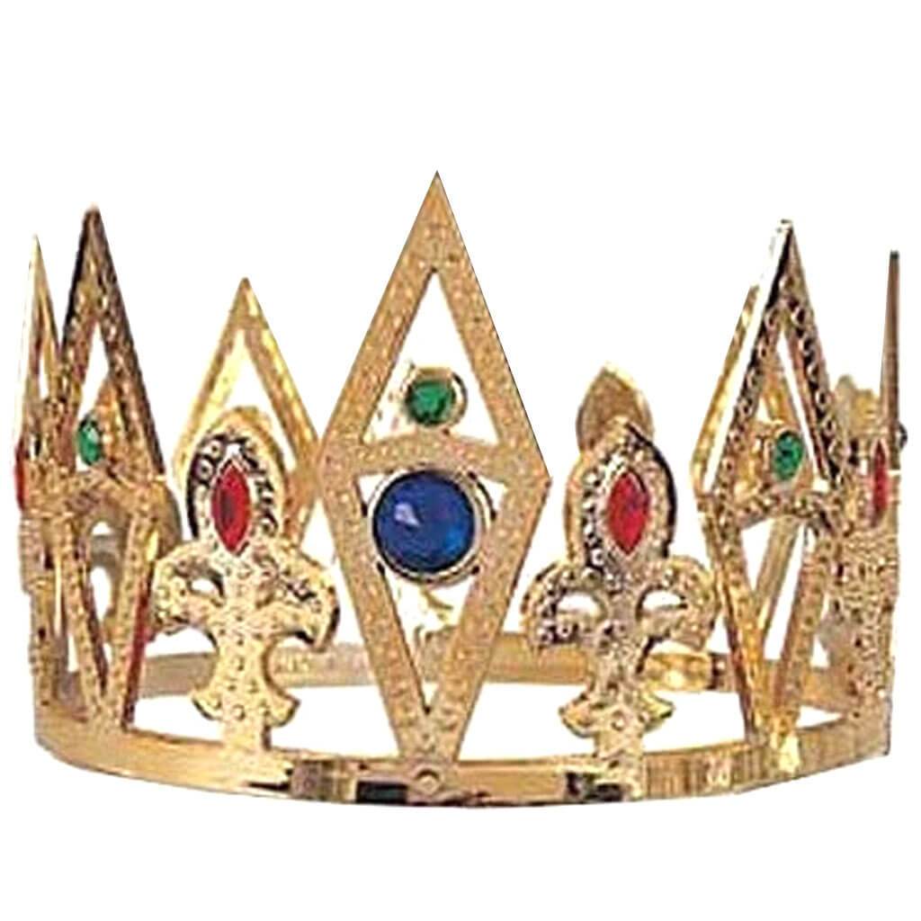 Metallic Plated Gold Kings Crown