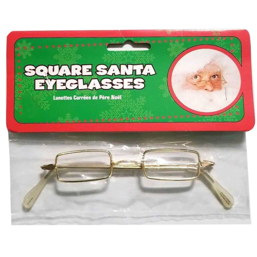 Santa Square Novelty Glasses