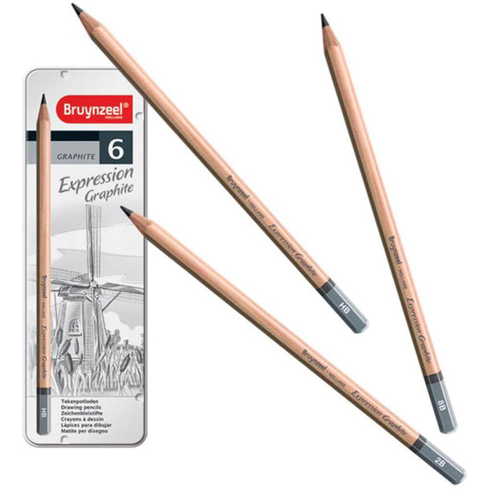 Expression Graphite Sets 6 Pencil Set