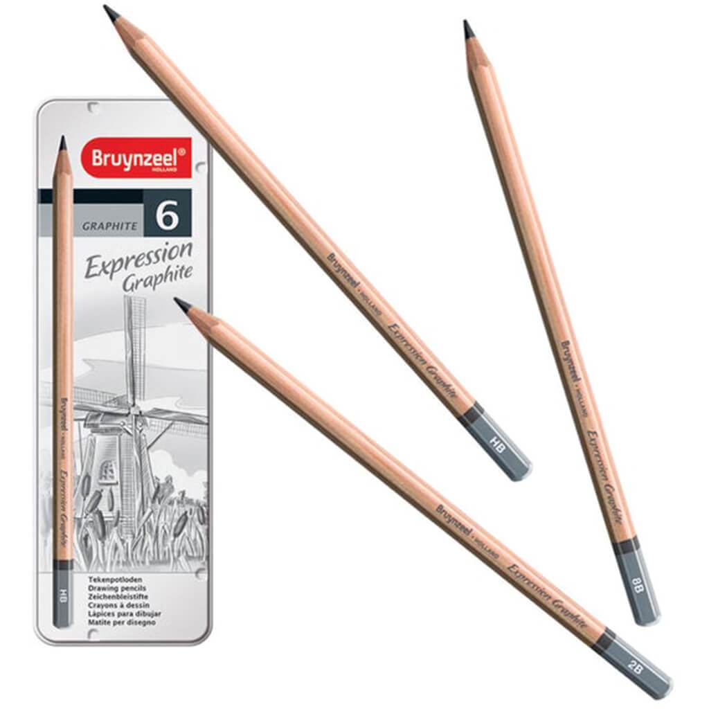 Expression Graphite Sets 6 Pencil Set