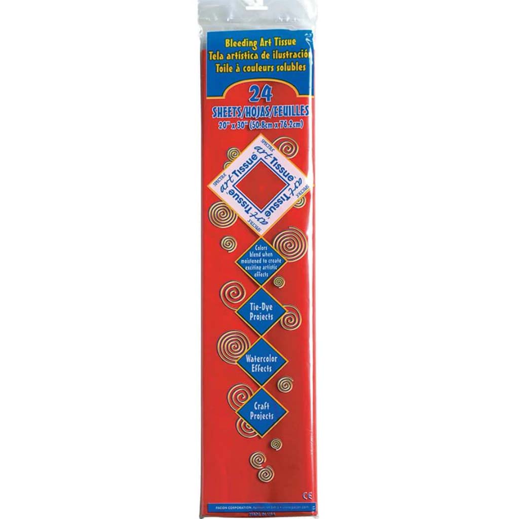 Tissue 24 Sheets 20in x 30in Scarlet