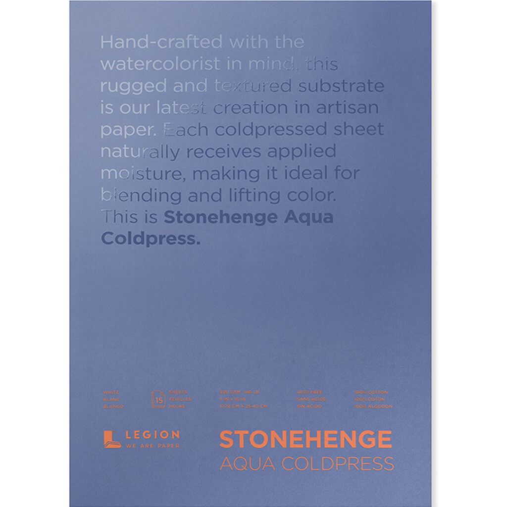 Stonehenge Aqua Watercolor Blocks Cold-Press