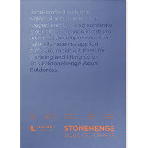 Stonehenge Aqua Watercolor Blocks Cold-Press