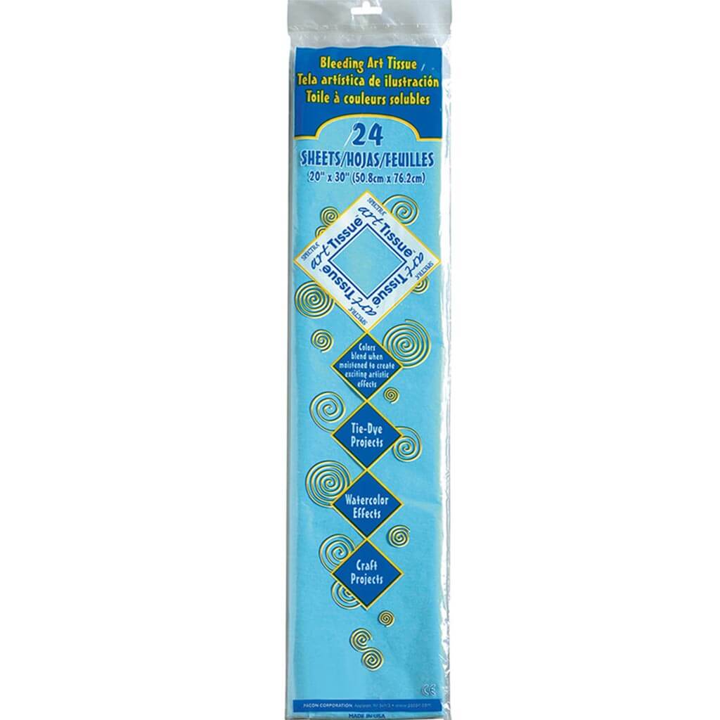 Tissue 24 Sheets 20in x 30in Sky Blue
