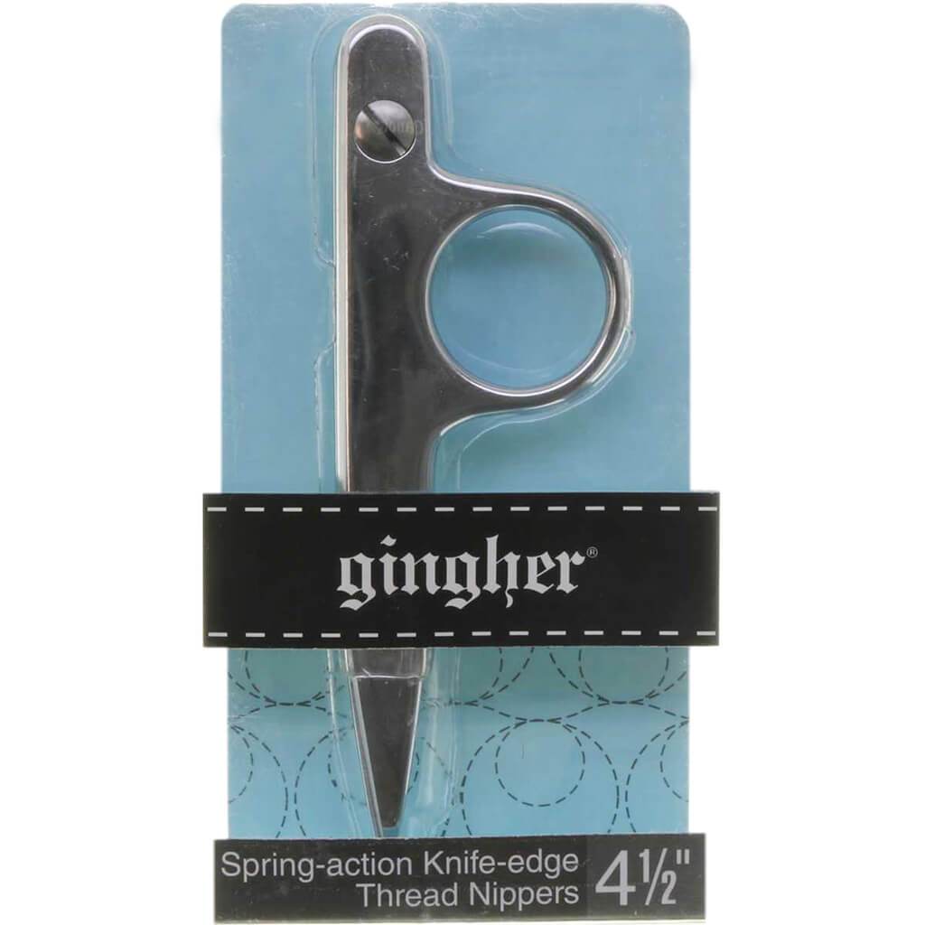 Spring-action Knife-Edge Thread Nippers