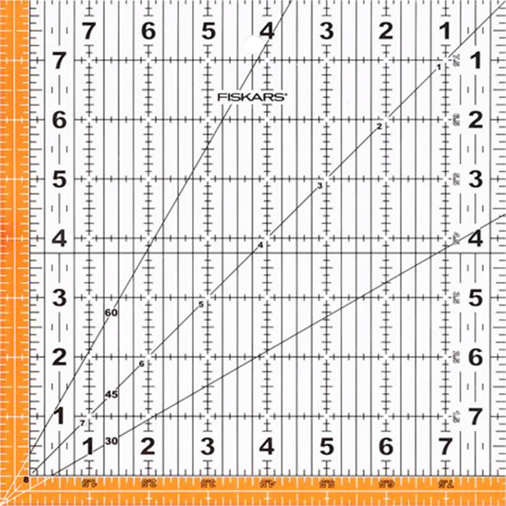 Square Acrylic Ruler 8.5in x 8.5in