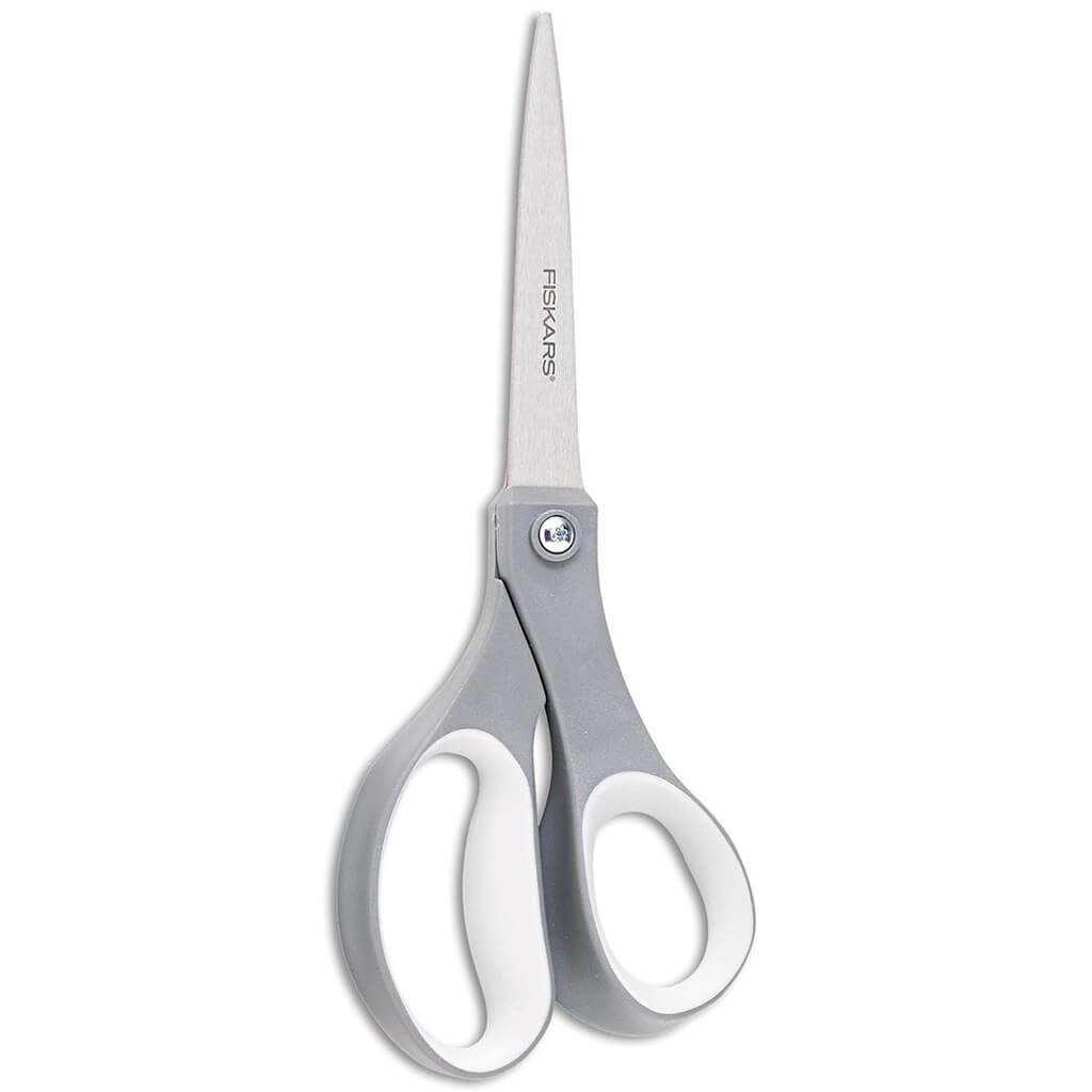 Long Scissors with Titanium Coating, Glacier Blue 8in