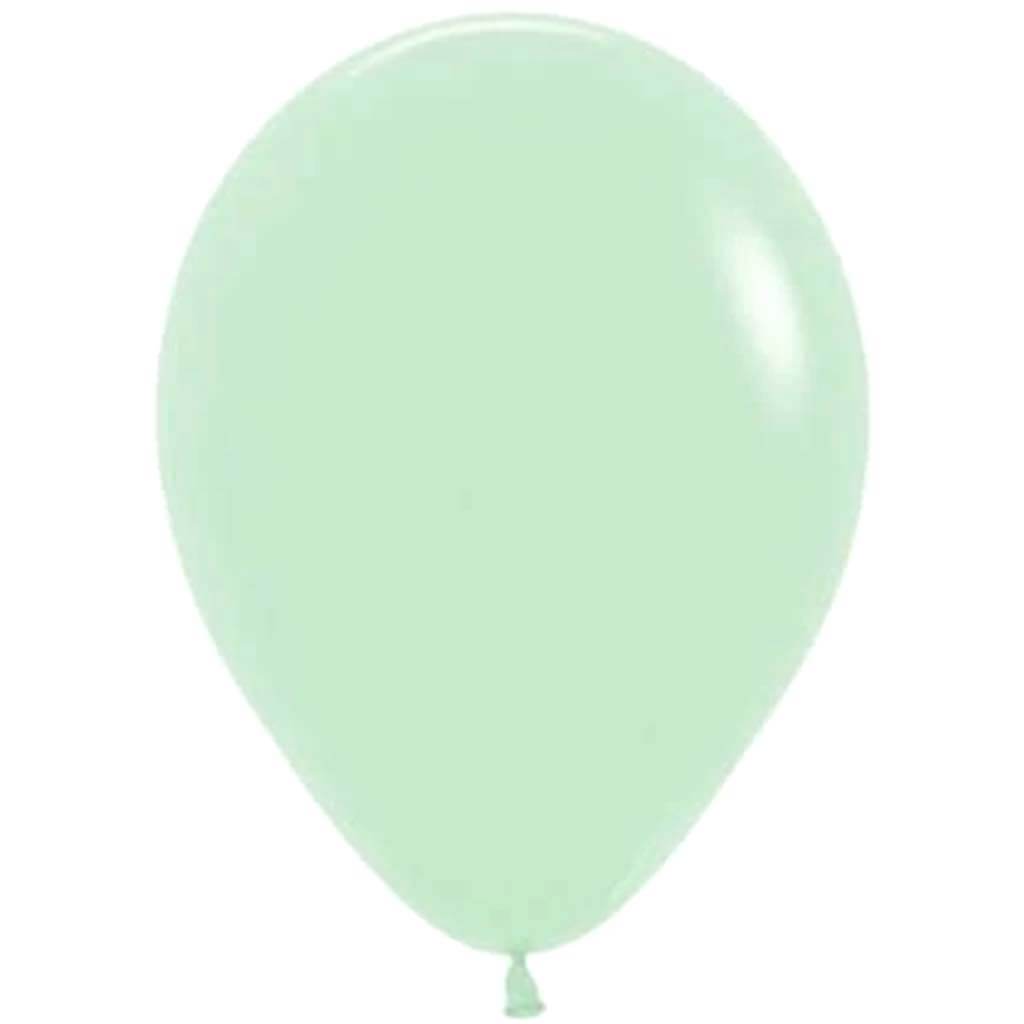 Standard Latex Balloon Pastel Matte Green 12in