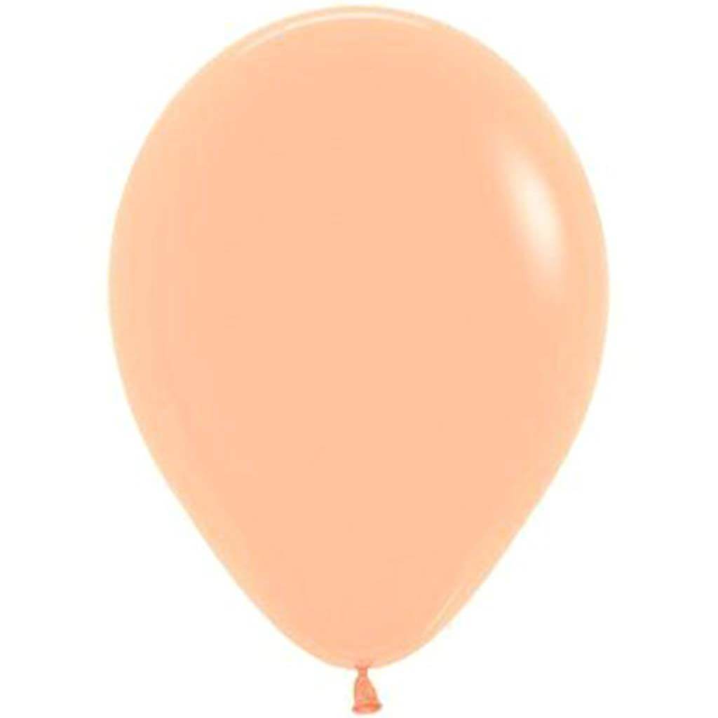 Standard Latex Balloon Peach 12in