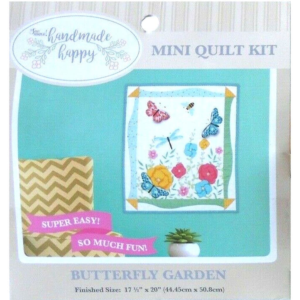 Handmade Happy Mini Quilt Kit Butterfly Garden