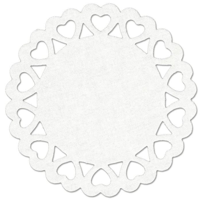 Canvas CraftDoilies X6 White 10.3cm