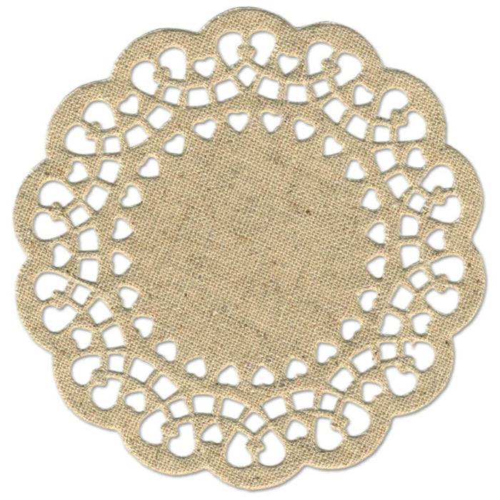 Canvas Craft Doilies X6 Ivory 10.3cm