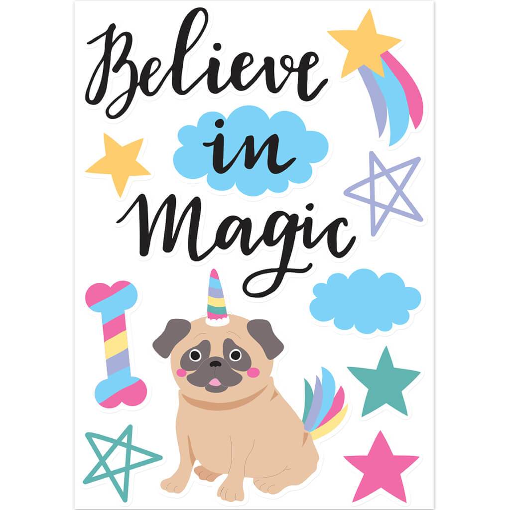 Wall Art Themed Believe in Magic 9 x 13in