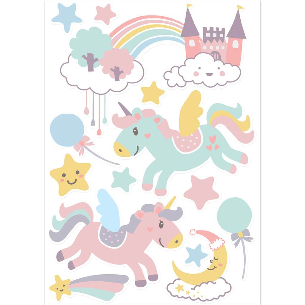 Wall Art Themed Unicorn Dreams 9 x 13in