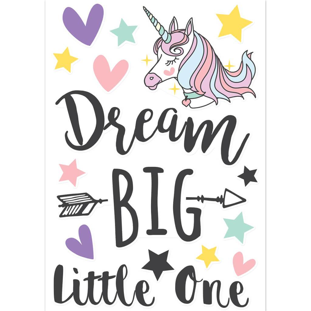 Wall Art Themed Dream Big 9 x 13in