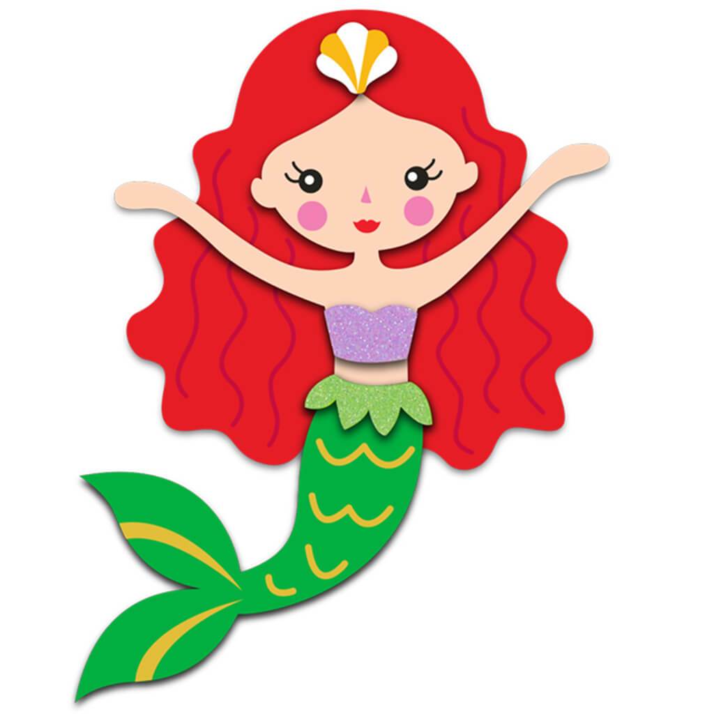 DIY Foam Fun Character Kit Mermaid