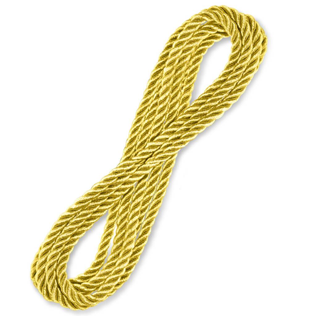 Metallic Cord 3-Ply Braided Gold 6mm x 2m