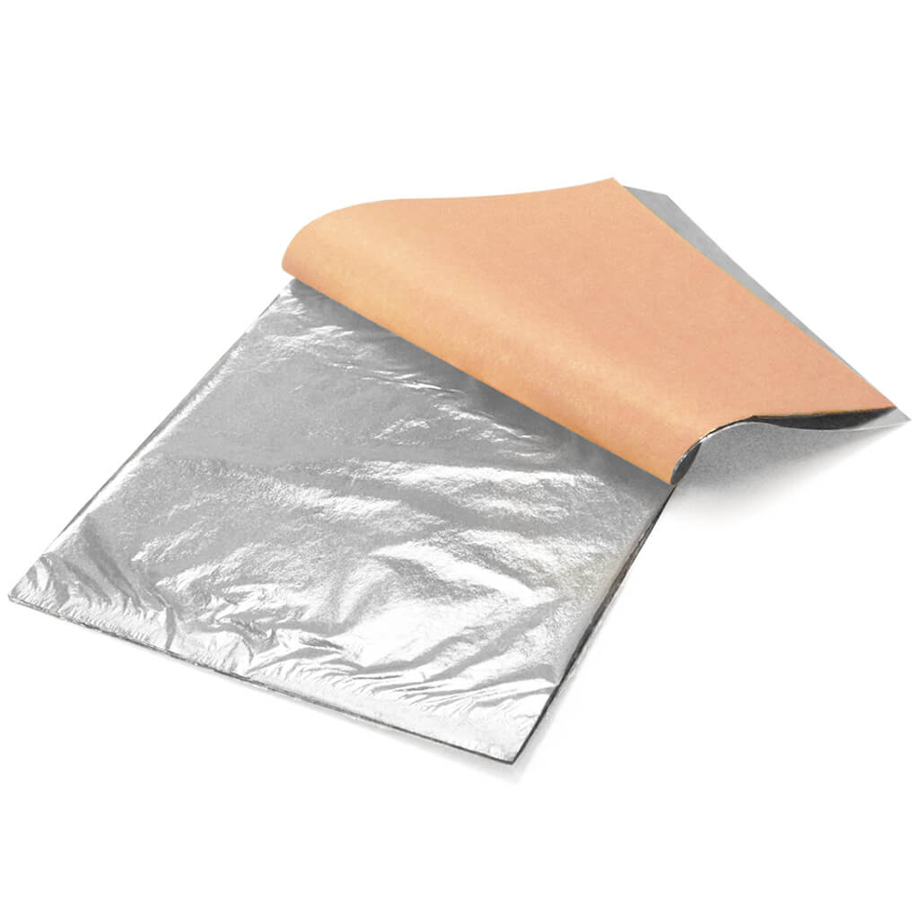 Foil Leaf 6 Piece Metallic Silver