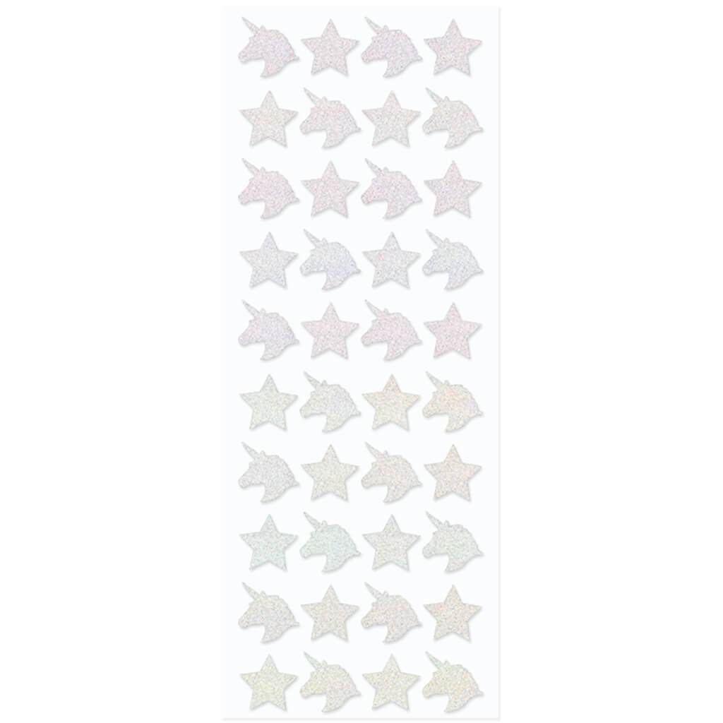 Sticker: Holographic Unicorn 10 x 27cm