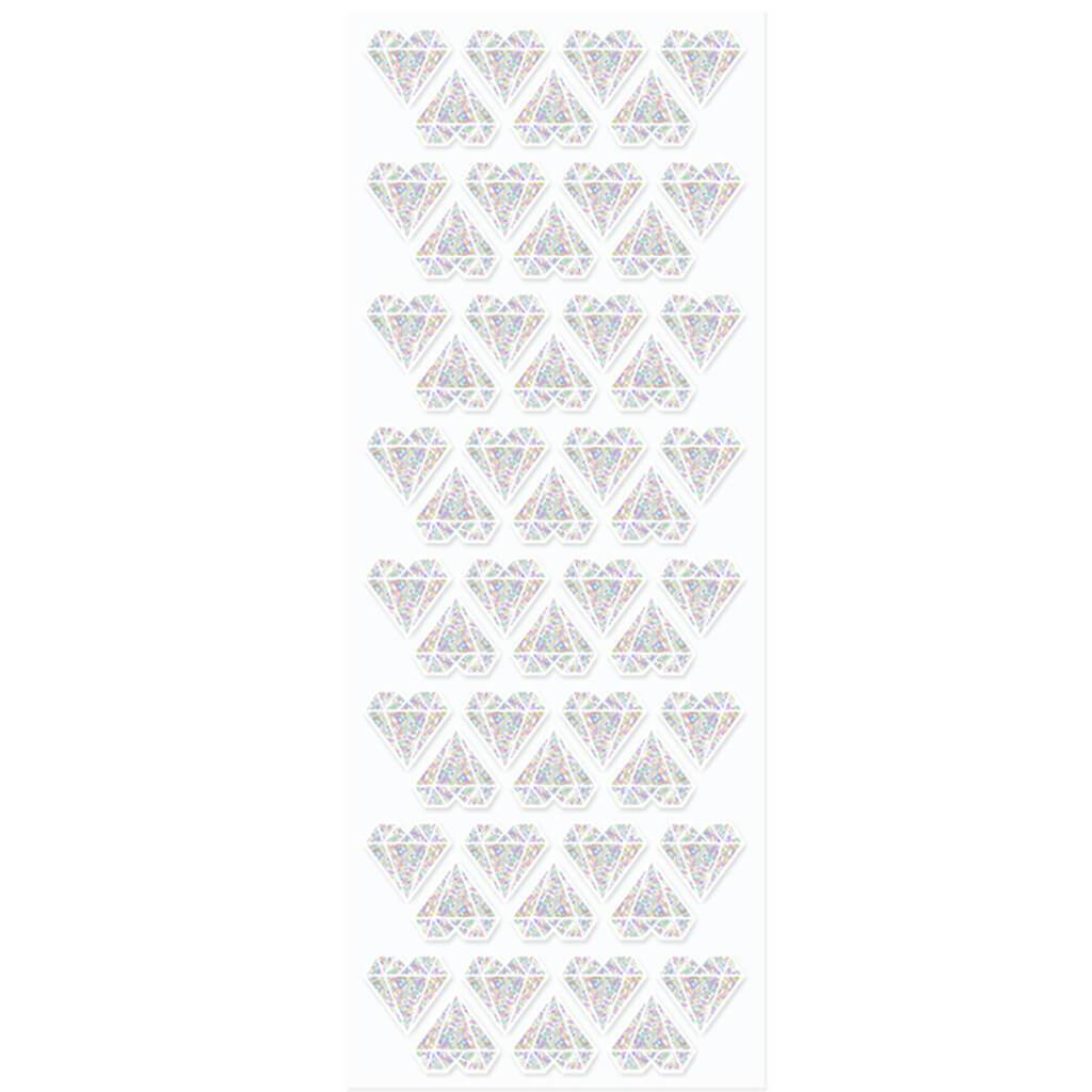 Sticker: Holographic Diamond 10 x 27cm