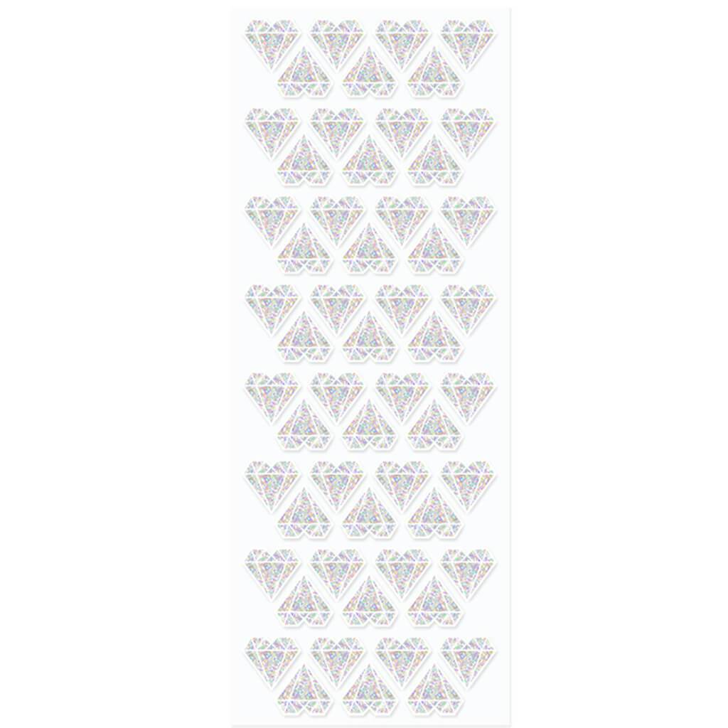 Sticker: Holographic Diamond 10 x 27cm