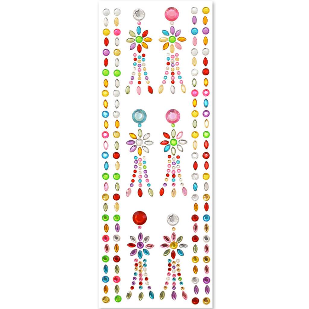 Sticker: Jewel Borders Chandelier 10 x 27cm