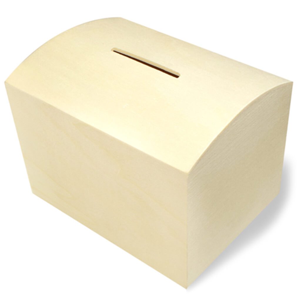 Wood Craft: DIY Coin Piggy Bank with Bottom Slide Latch 3.9 x 3 x 3in