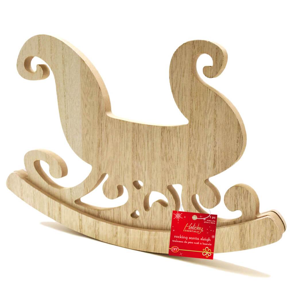 DIY Rocking Santa Sleigh 10.6in x 7in (H)