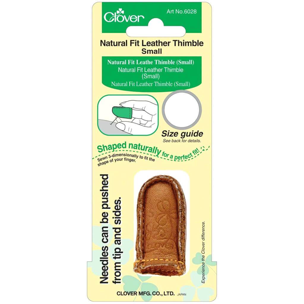 Natural Fit Leather Thimble Small