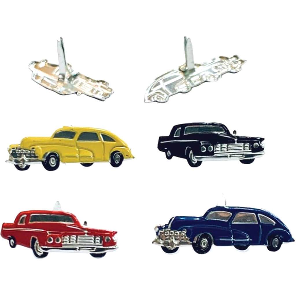 Eyelet Outlet Shape Brads 12/Pkg Classic Car