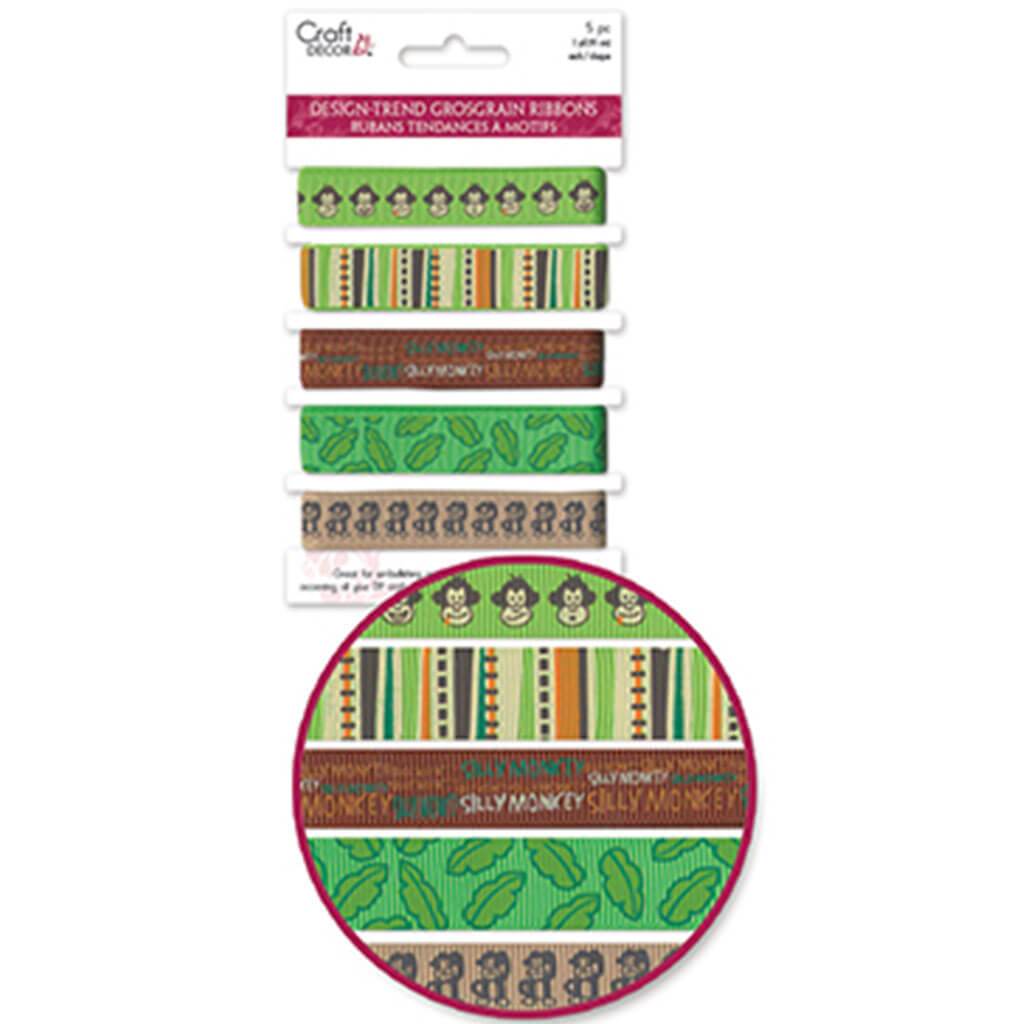 Craft Decor Ribbons Grosgrain Design-Trends Jungle