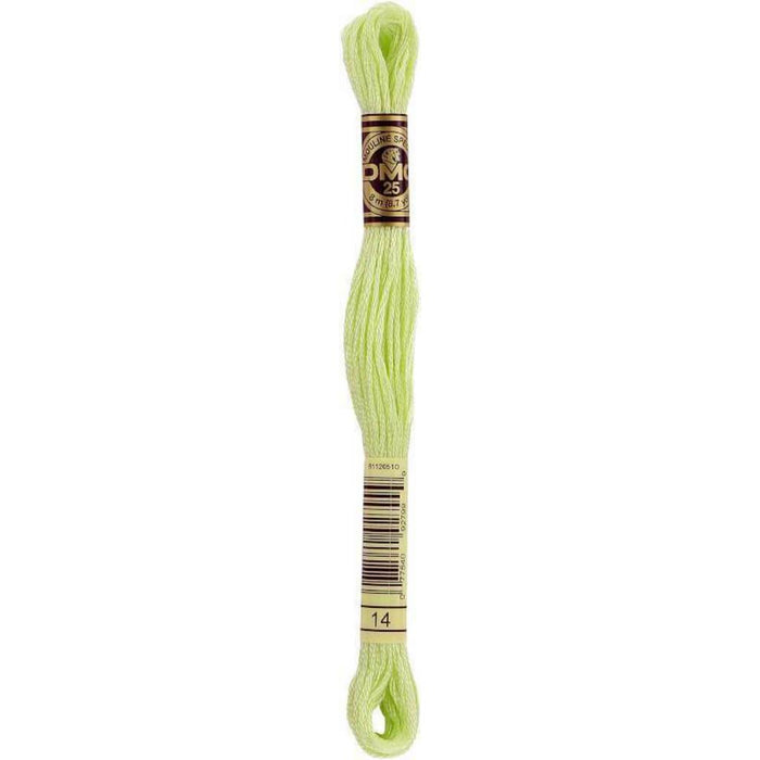 DMC Embroidery Cotton 8.7yd Pale Apple Green