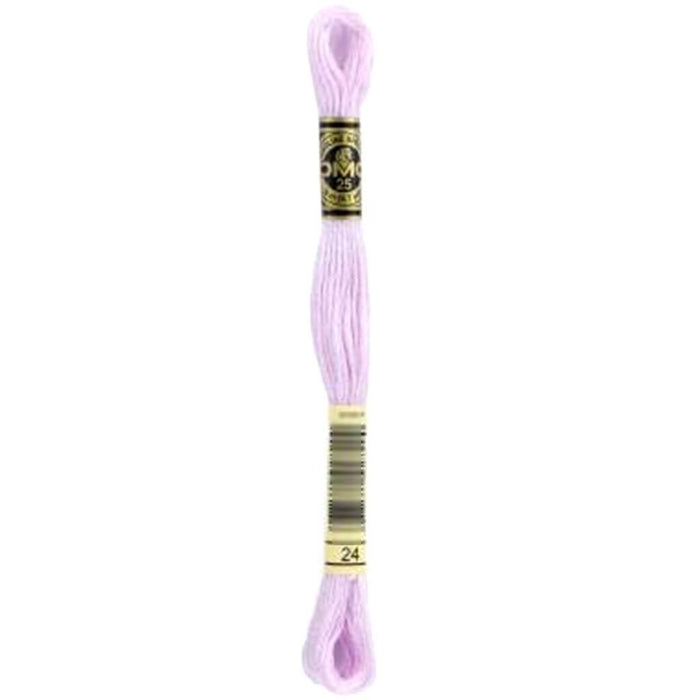 DMC Embroidery Cotton 8.7yd White Lavender