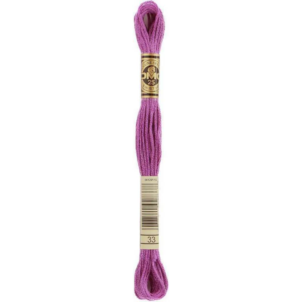 DMC Embroidery Cotton 8.7yd Fuchsia